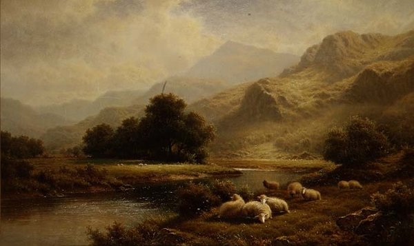 Vue sur le Lledr, nord du Pays de Galles - Walter J. Watson