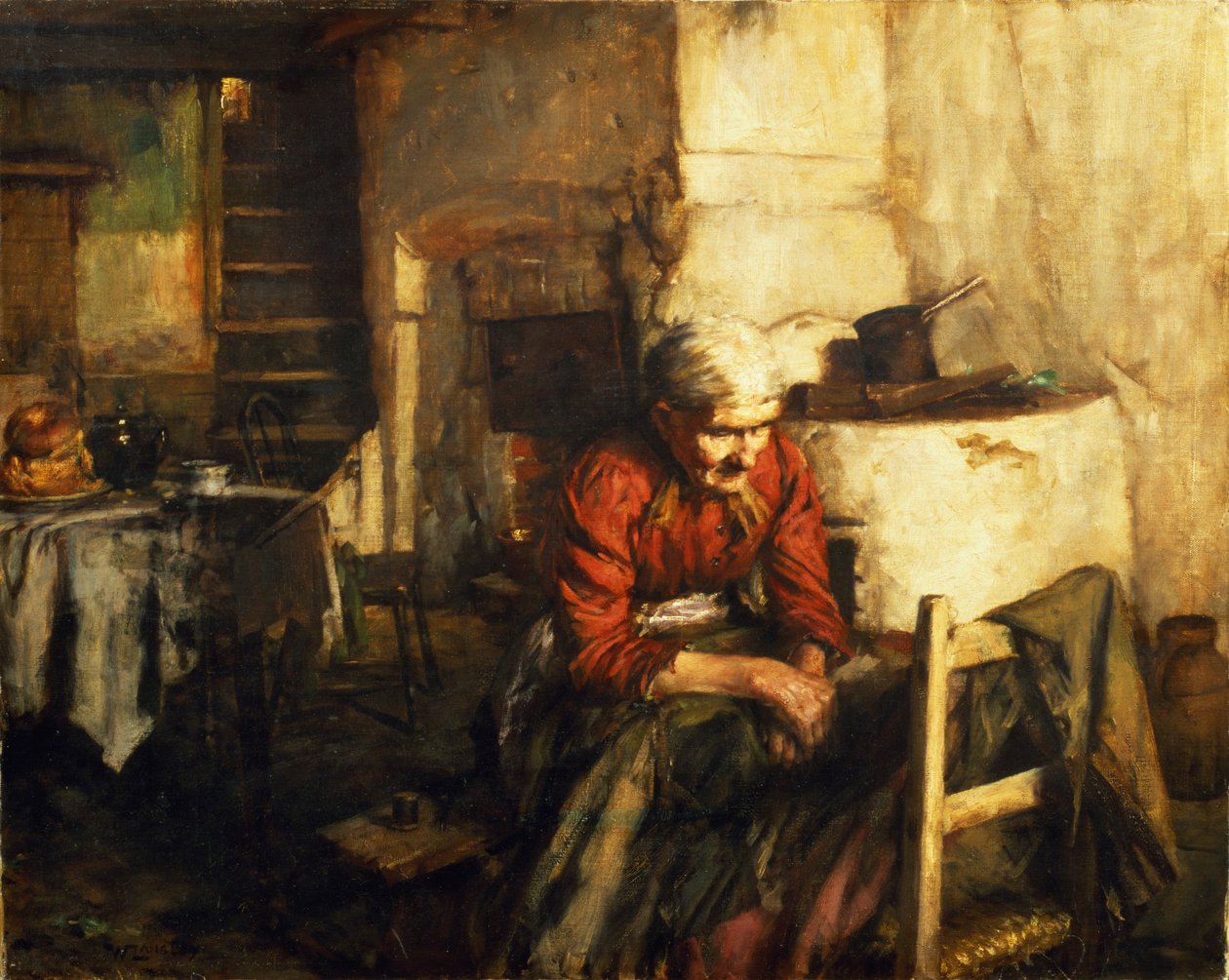 Réparation de vêtements - Walter Langley