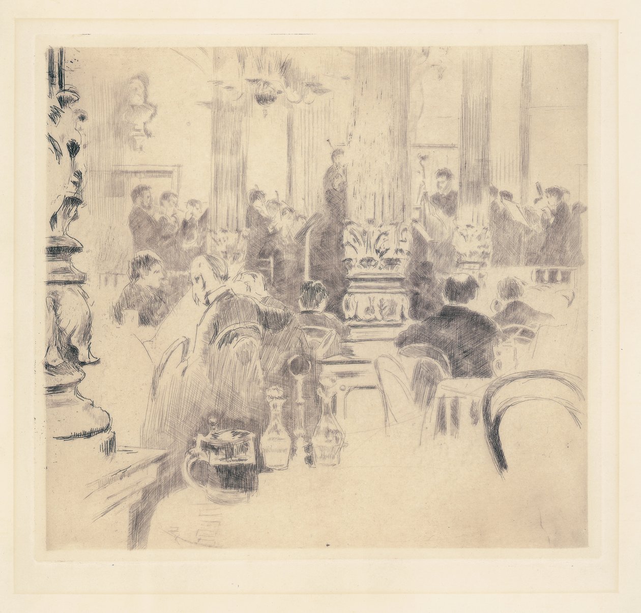 Café anglais, Munich, 1886 - Walter Richard Sickert