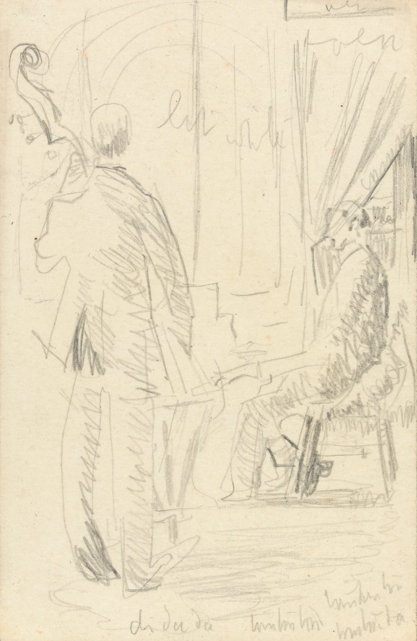Groupe musical : Contrebasse et Piano - Walter Richard Sickert