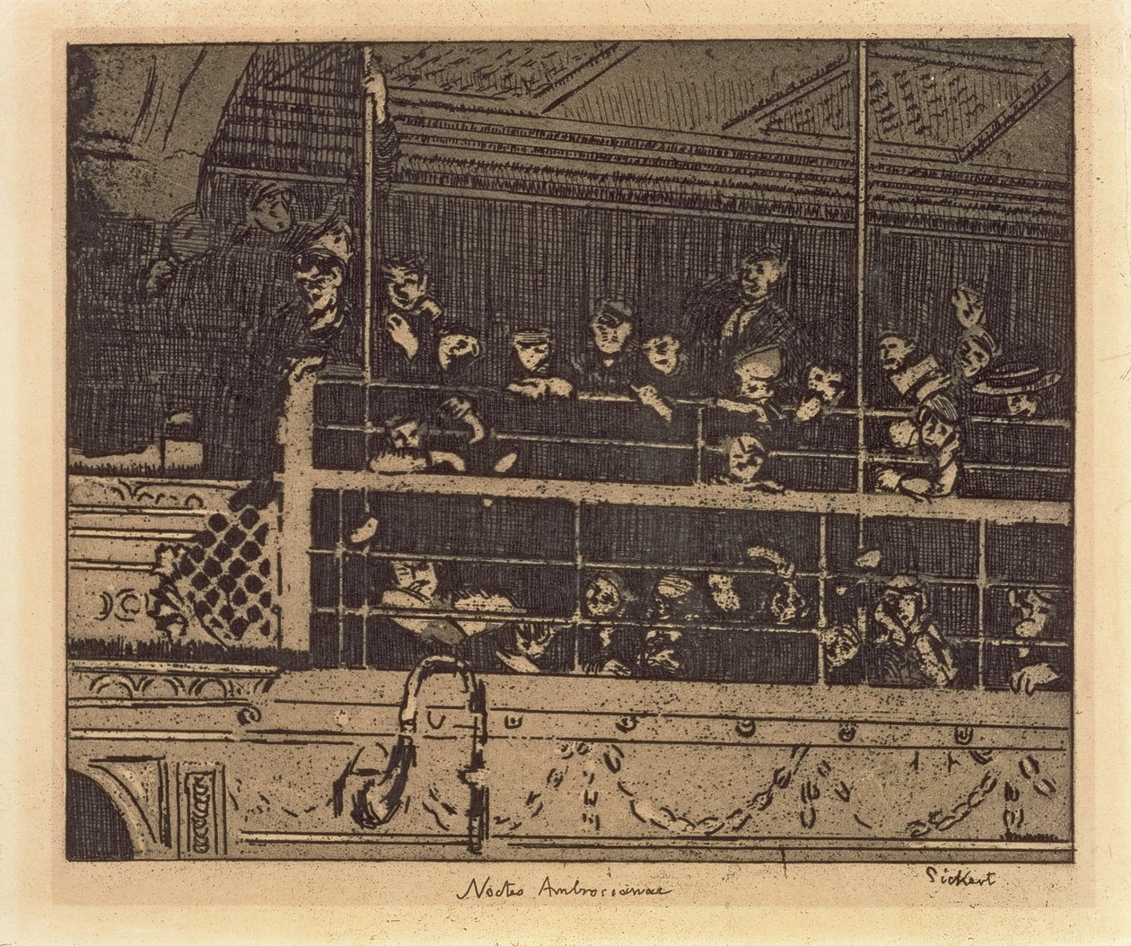 Noctes Ambrosianae (Nuits Ambrosiennes) 1906 - Walter Richard Sickert