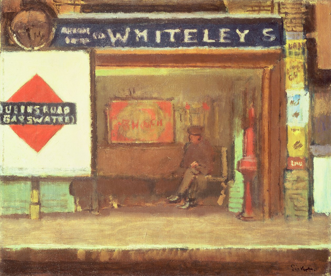 Station de Queens Road, Bayswater, vers 1916 - Walter Richard Sickert
