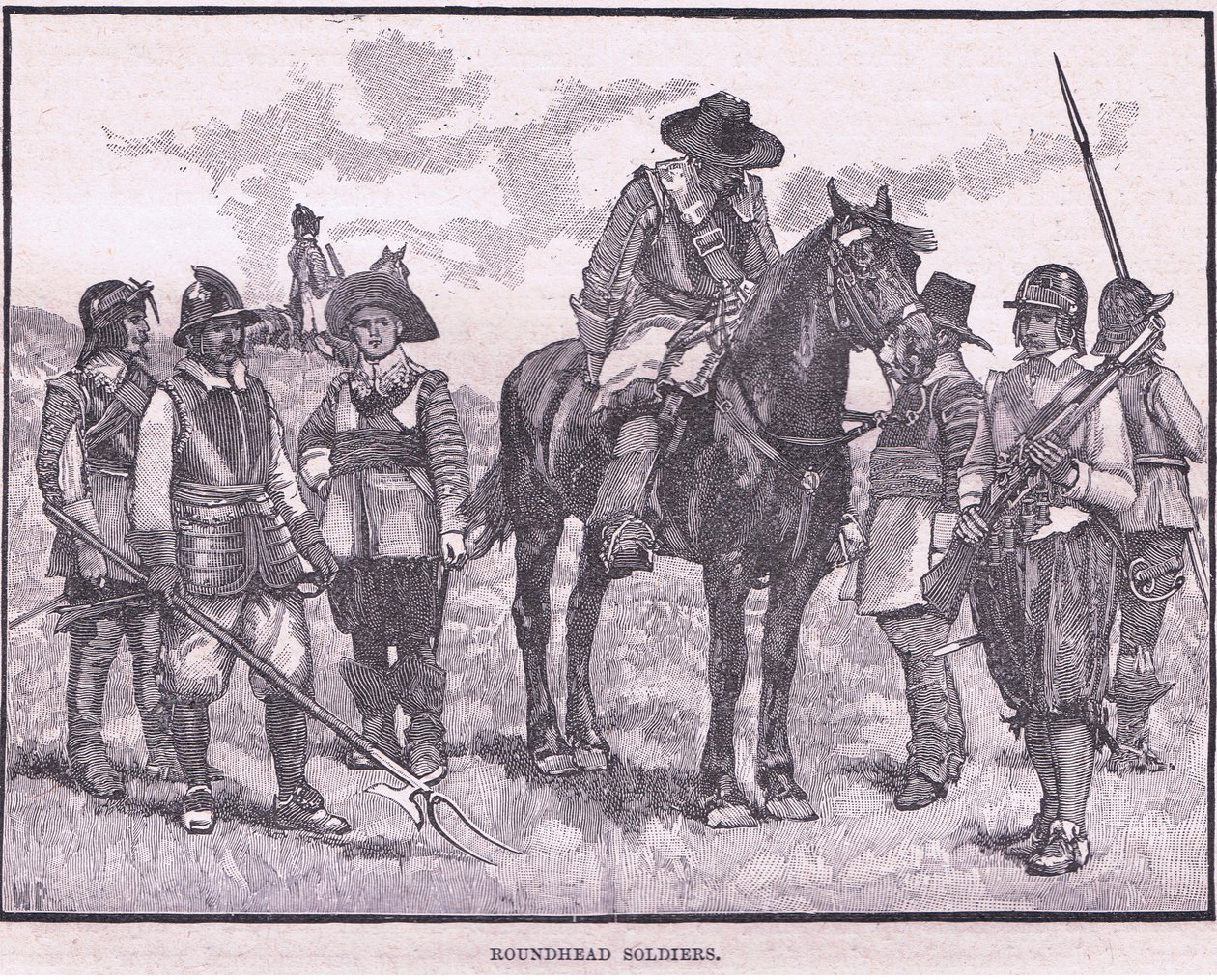 Soldats Roundhead, 1645 après J.-C. - Walter Stanley Paget