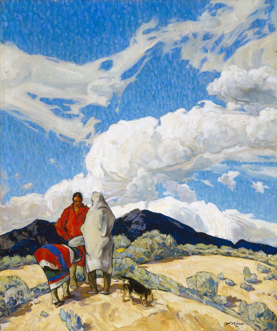 Le rendez-vous, vers 1914-22 - Walter Ufer