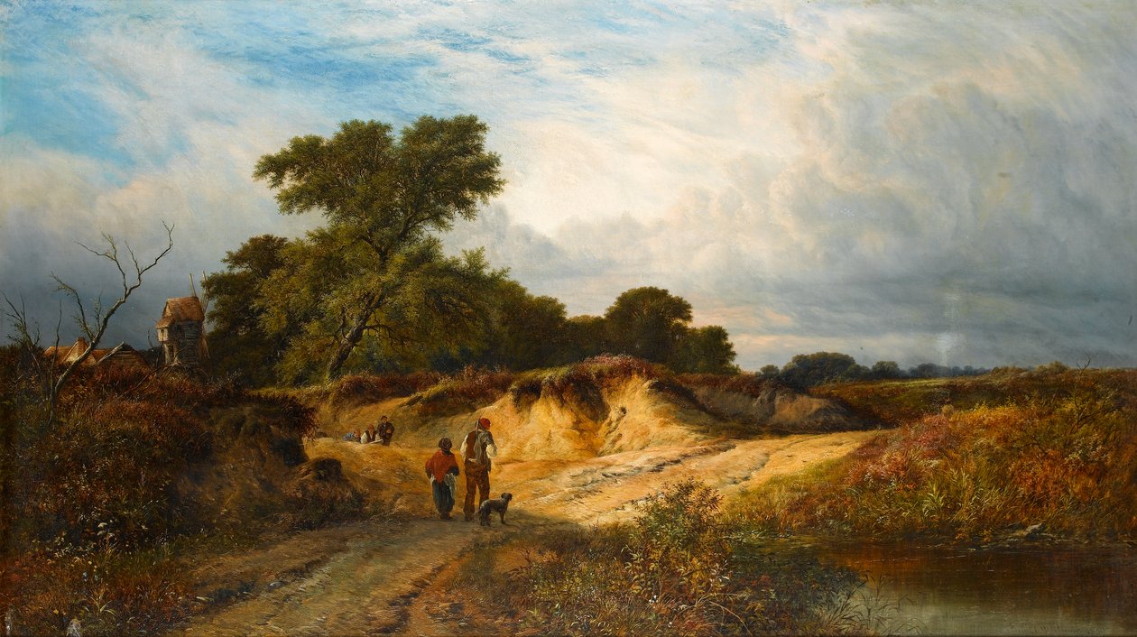 Carrières de sable près de Reigate, Surrey, 1869 - Walter Williams