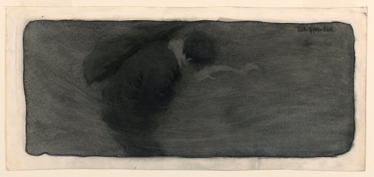 Homme dans une tempête - Walter Appleton Clark