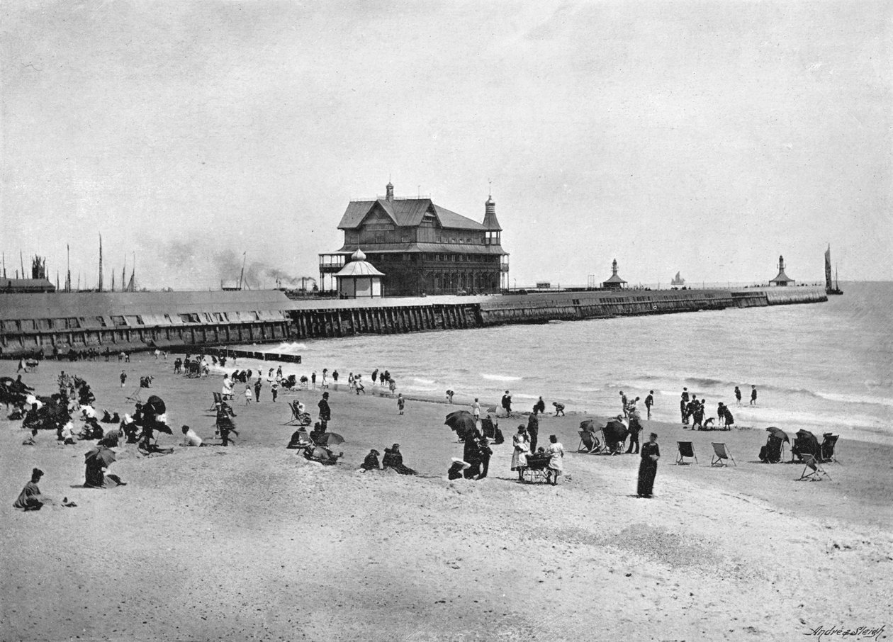 La Jetée, Lowestoft, vers 1896 - Walter Boughton