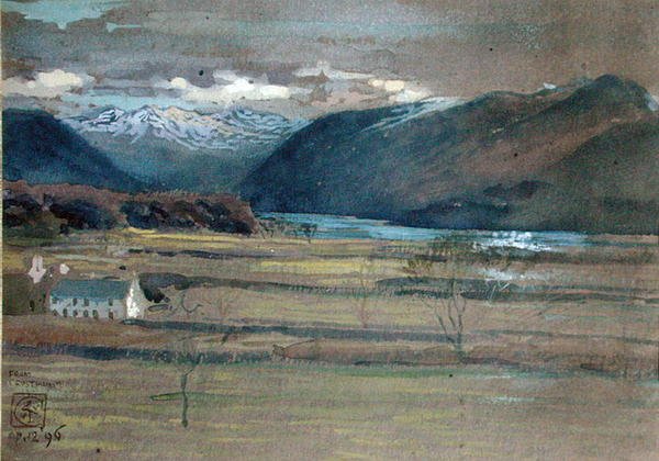 Derwent Water, depuis Crosthwaite - Walter Crane
