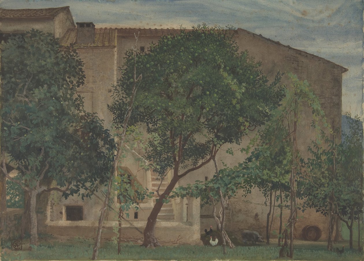 Ferme italienne, 1871-3 - Walter Crane
