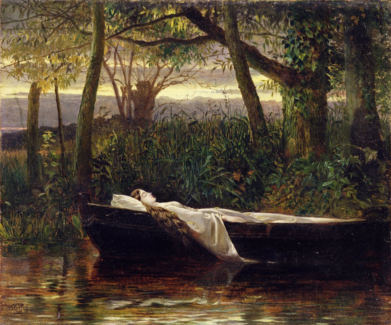 La Dame de Shalott - Walter Crane