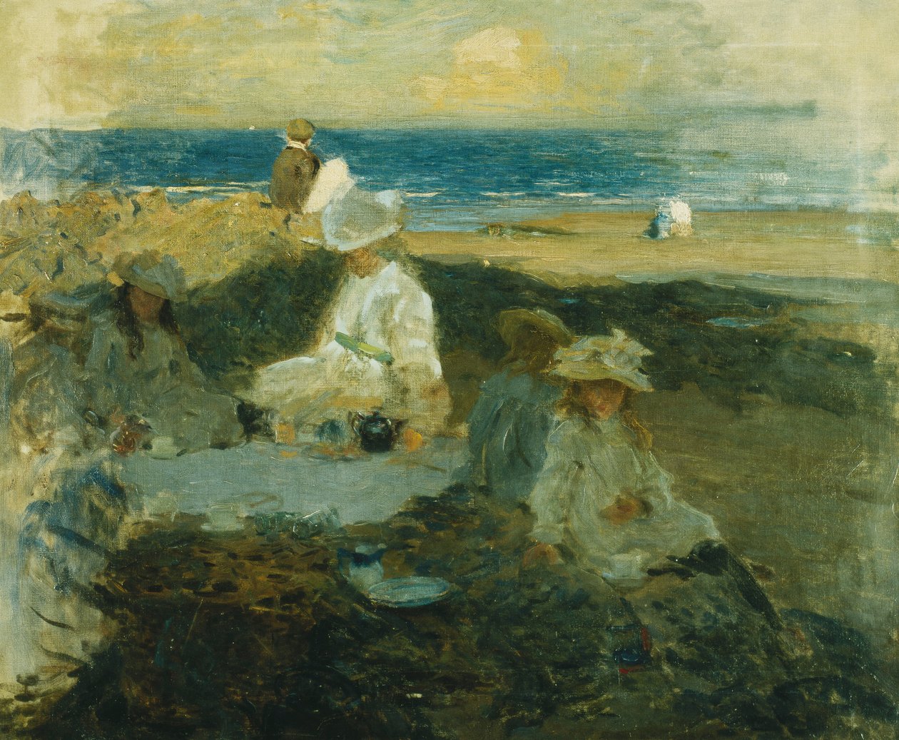 Sur la plage, vers 1903 - Walter Frederick Osborne