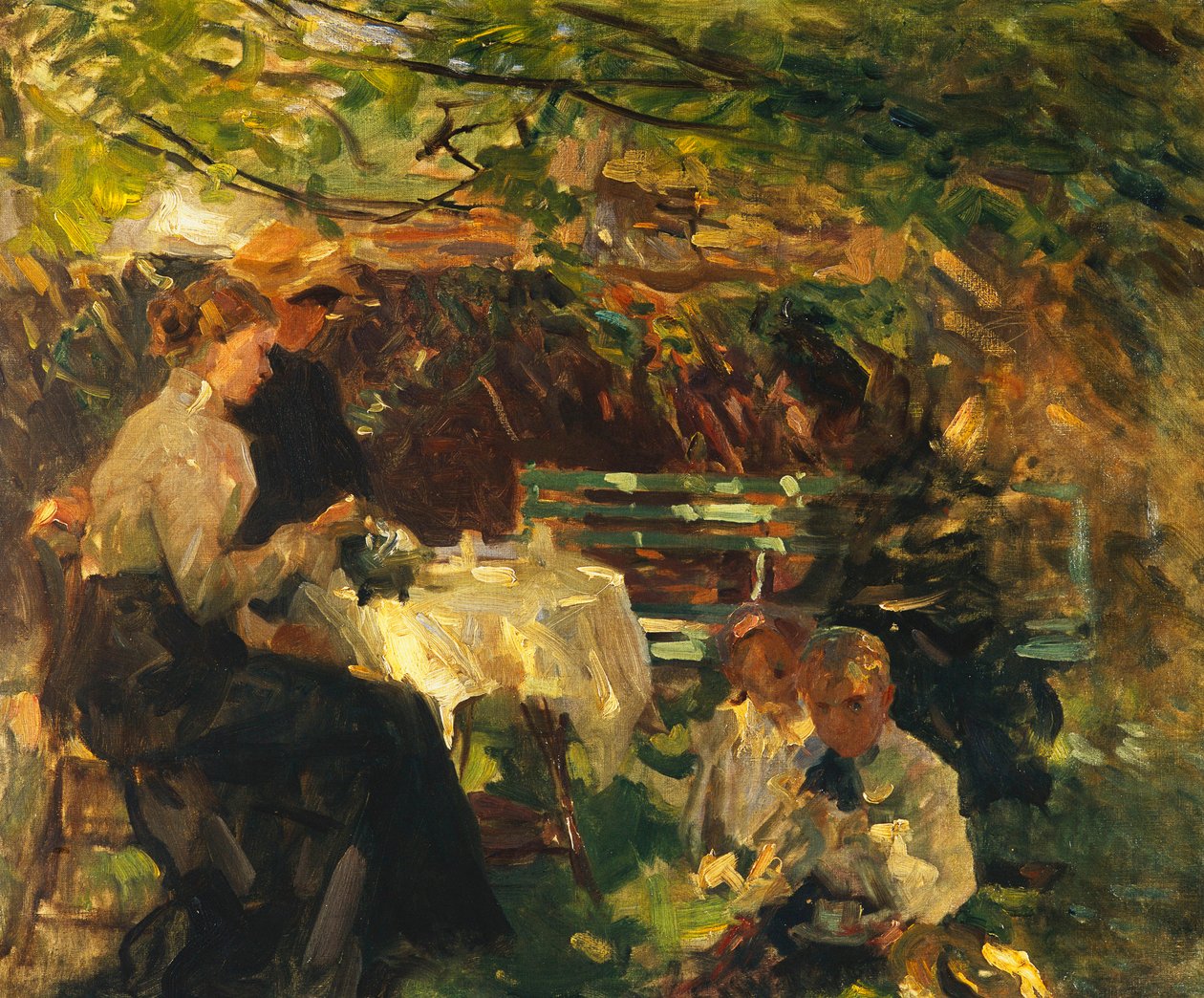 Thé dans le jardin, c.1902 - Walter Frederick Osborne