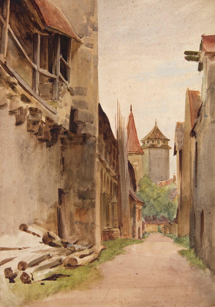 Rue de Derrière, Rothenburg - Walter Frederick Roofe Tyndale