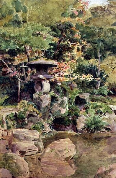 Jardin à Ashinoyu - Walter Frederick Roofe Tyndale