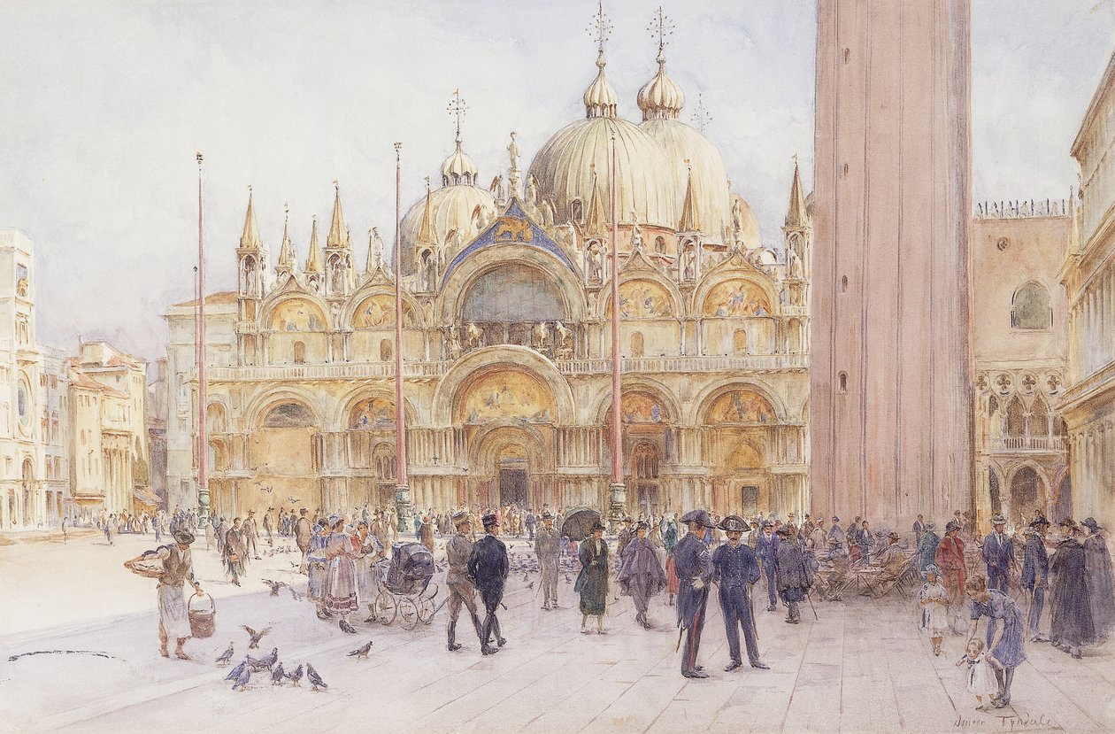 Place Saint-Marc, Venise - Walter Frederick Roofe Tyndale