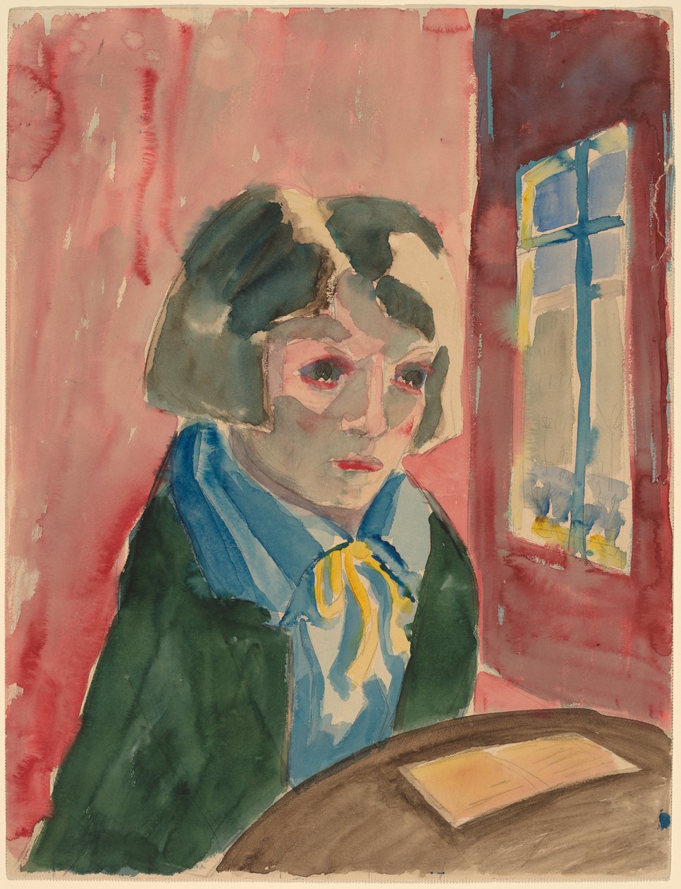 Fille à la Fenêtre - Walter Gramatte