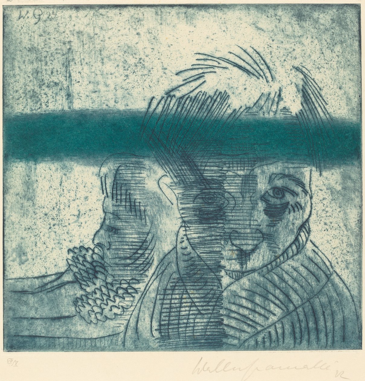 Le couple - Walter Gramatte