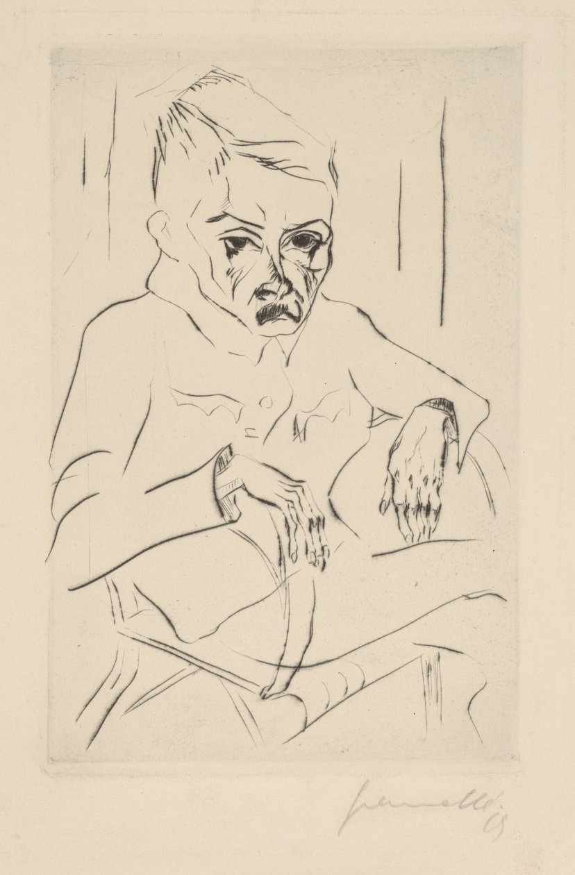 Soldat fatigué I, 1919 - Walter Gramatte