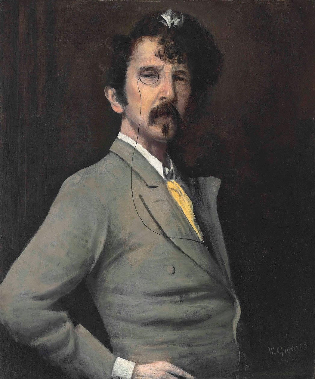 Portrait de James McNeill Whistler - Walter Greaves