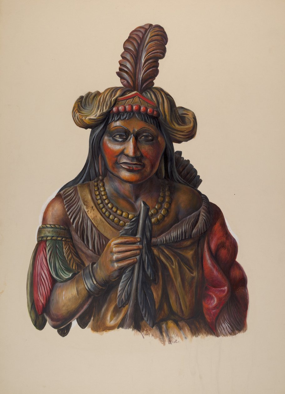 Indien de magasin de cigares, vers 1937 - Walter Hochstrasser
