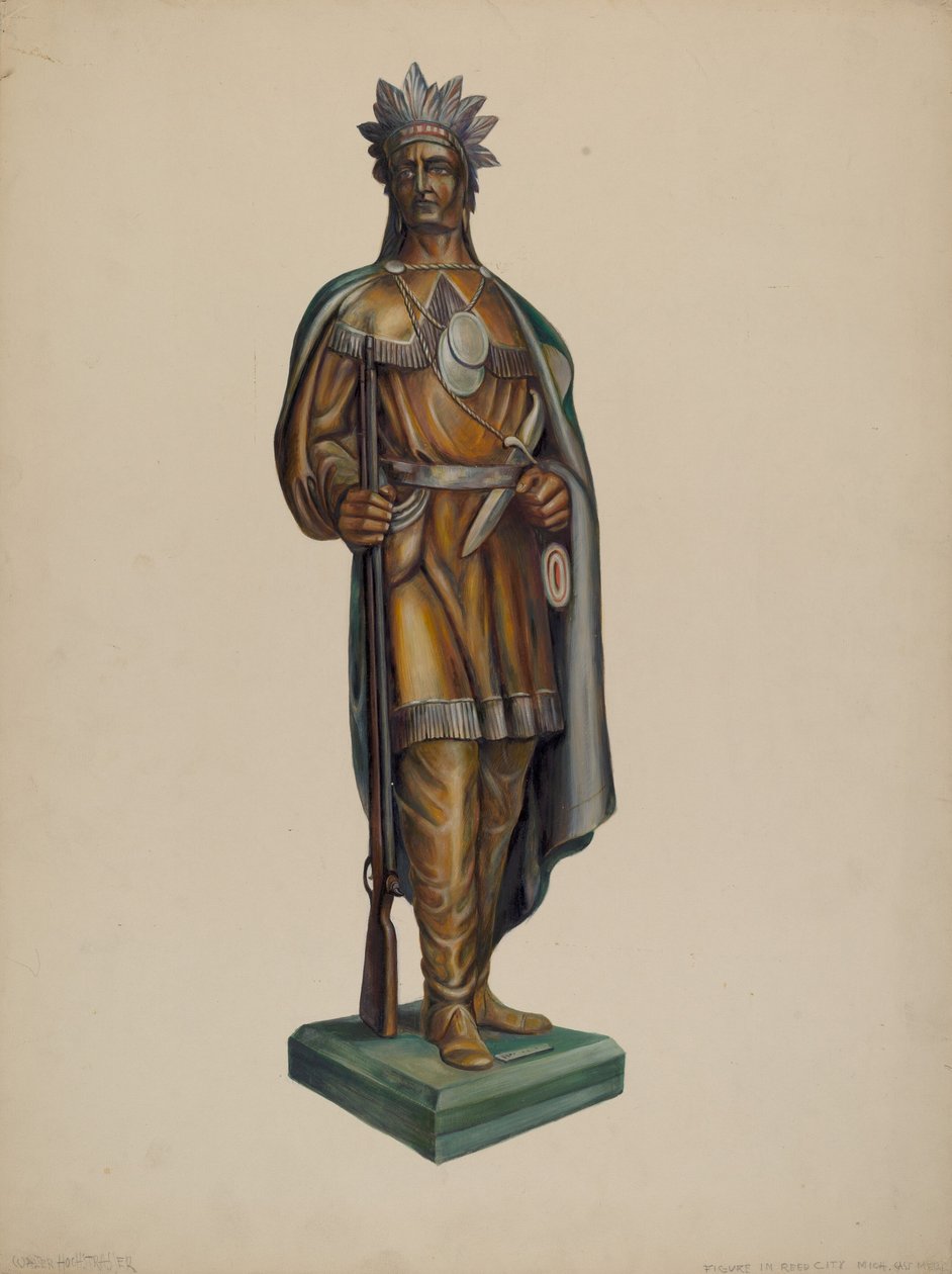Indien de magasin de cigares, vers 1938 - Walter Hochstrasser