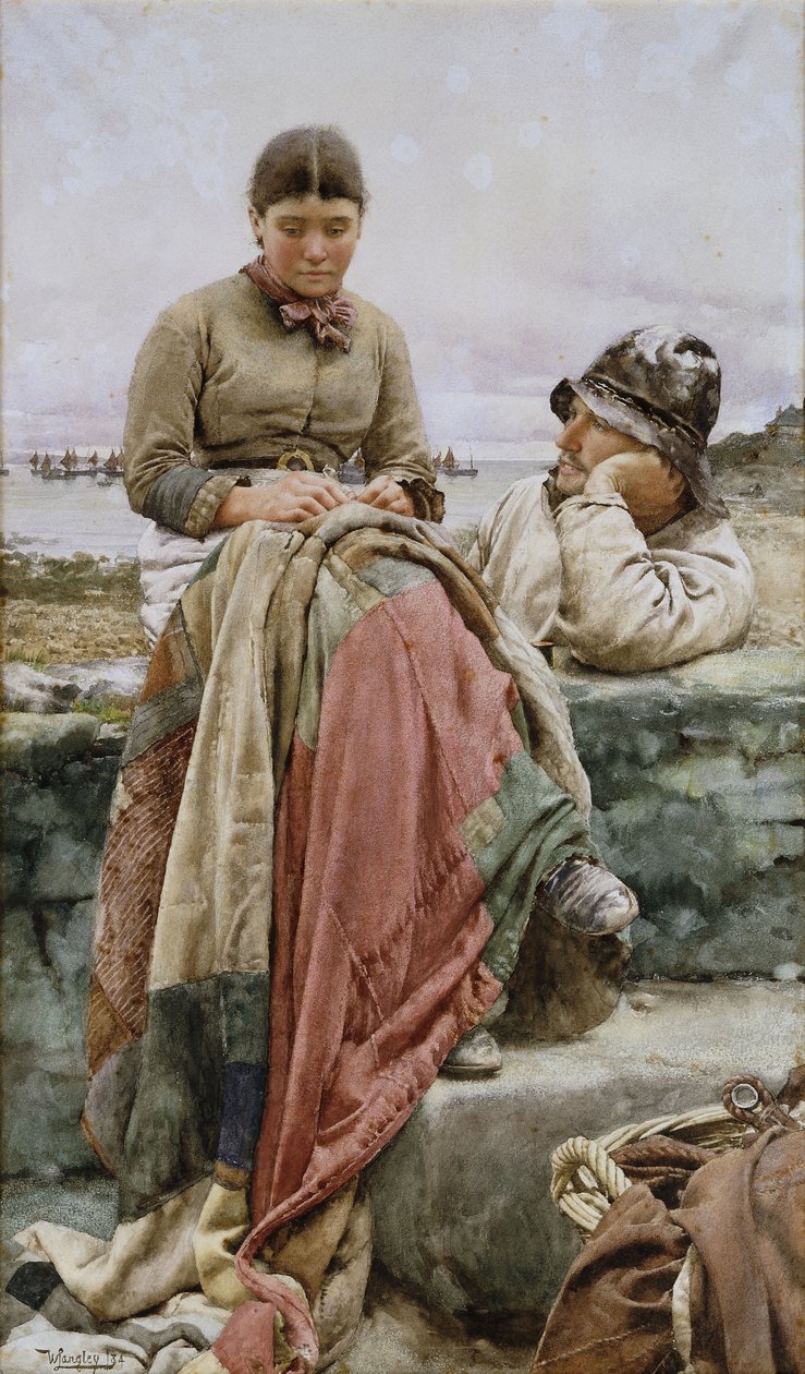 Un amoureux et sa maîtresse, 1884 - Walter Langley