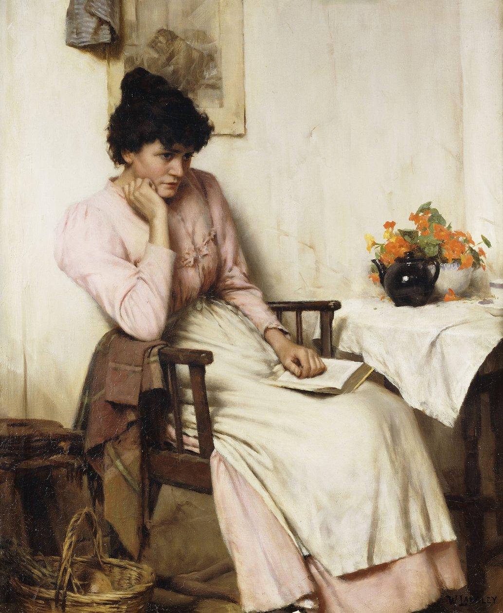 Pensées lointaines - Walter Langley