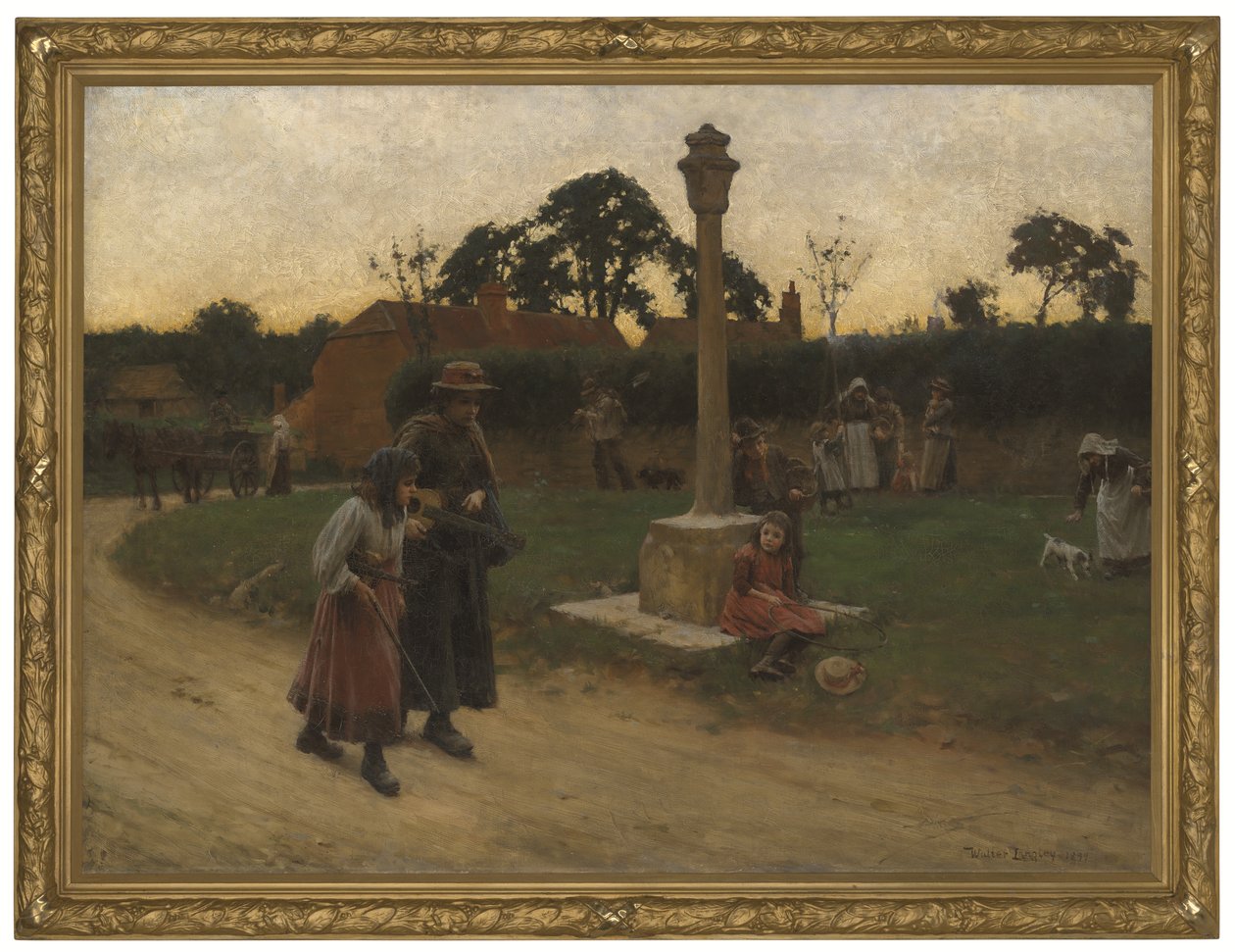Musiciens errants - Walter Langley
