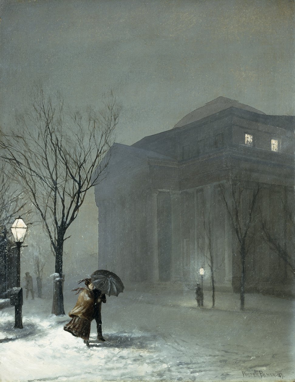 Albany sous la neige - Walter Launt Palmer