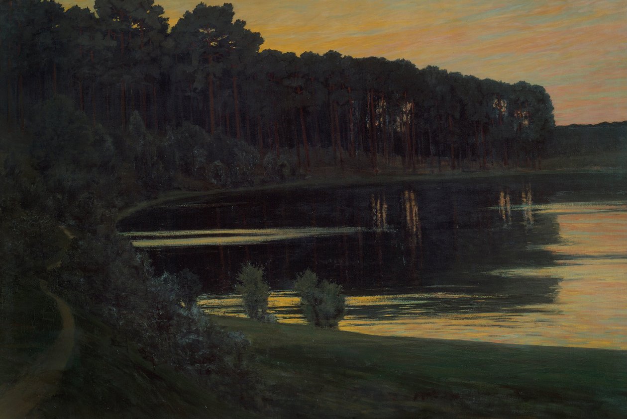 French : Lac de Grunewald Lake Grunewald - Walter Leistikow