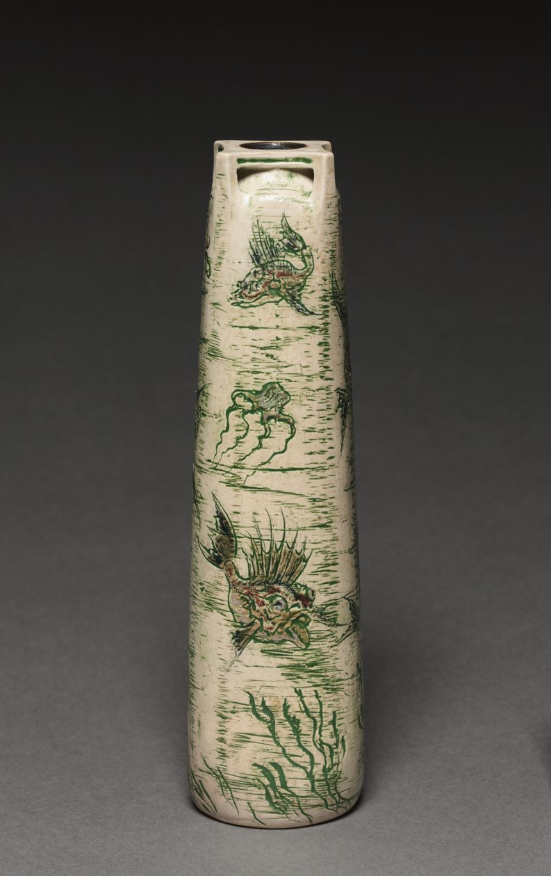 Vase : Poisson, 1908 - Walter Martin
