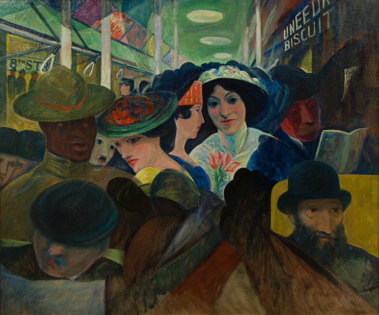 Le Métro - Walter Pach