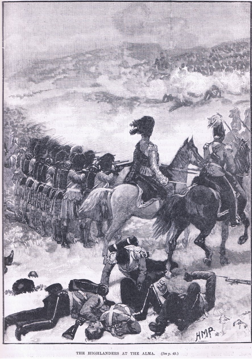 Les Highlanders à Alma 1854 apr. J.-C. - Walter Paget