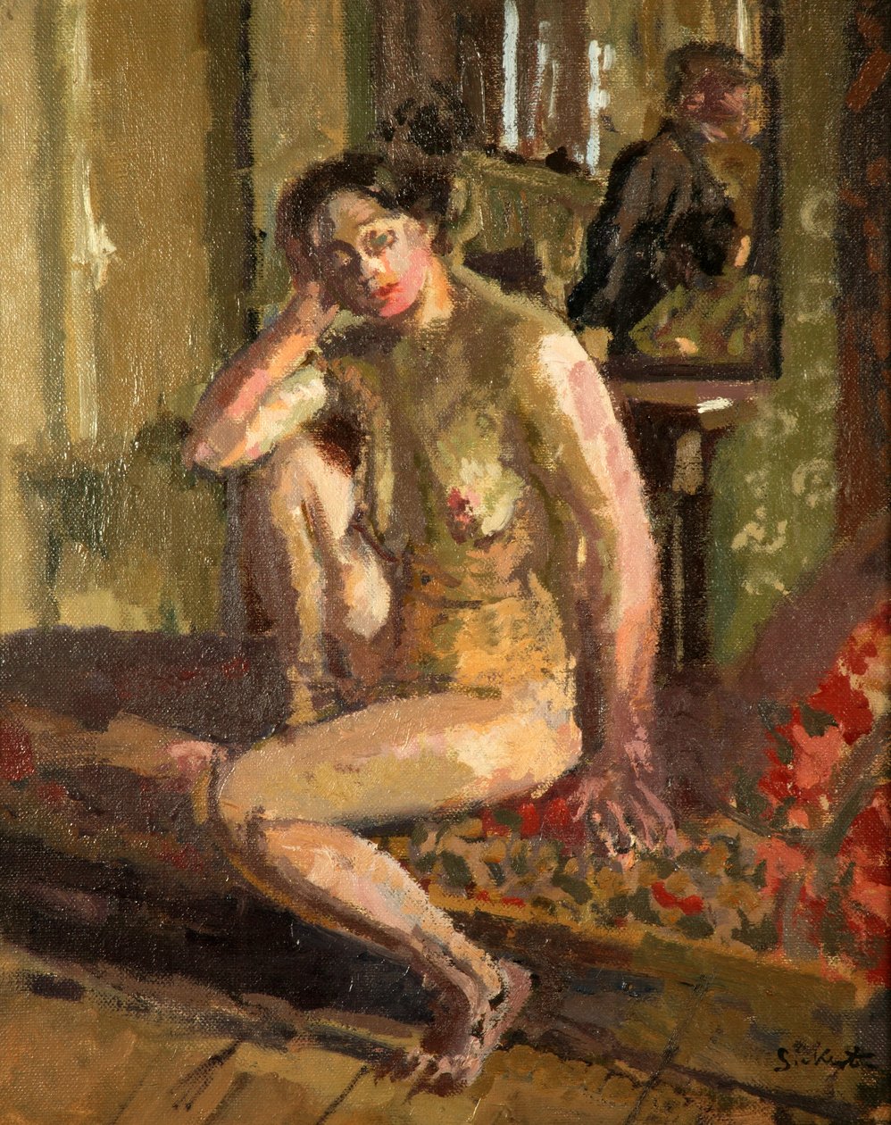 Intérieur avec nu - Walter Richard Sickert