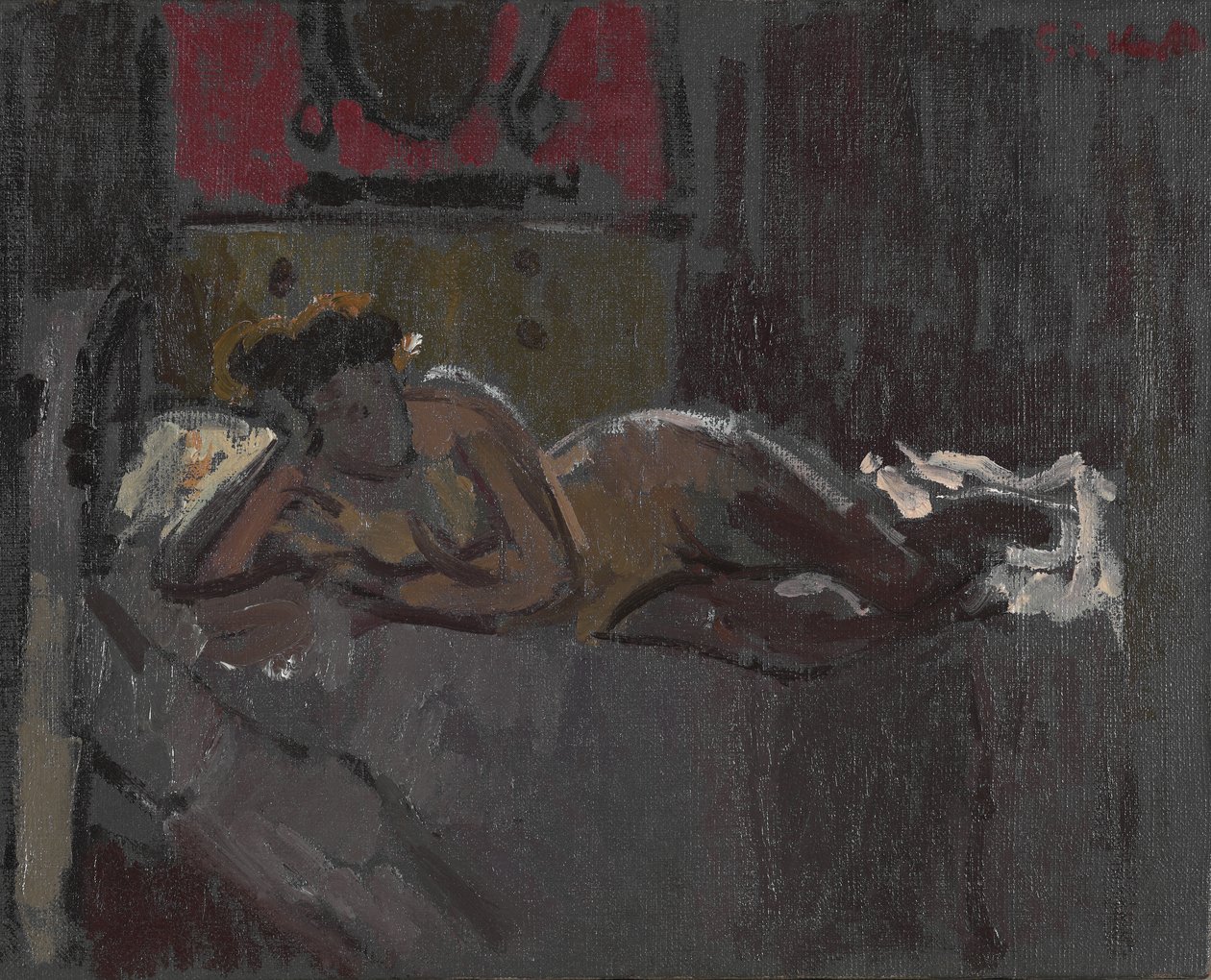 Nu allongé, Mornington Crescent, 1905 - Walter Richard Sickert