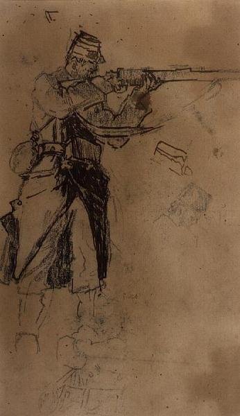 Étude pour un soldat - Walter Richard Sickert