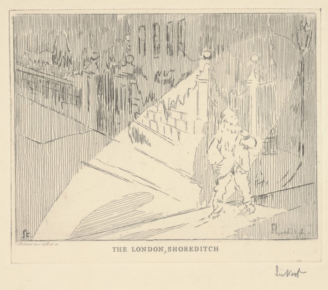 Le Shoreditch de Londres - Walter Richard Sickert