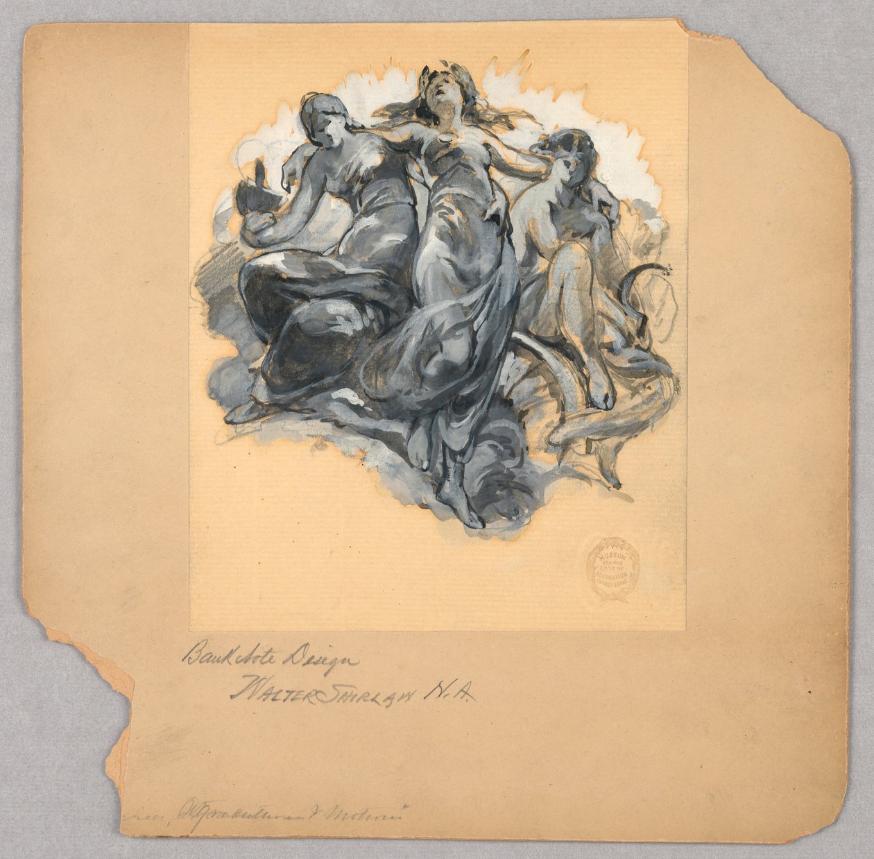 Conception de billet de banque - Walter Shirlaw