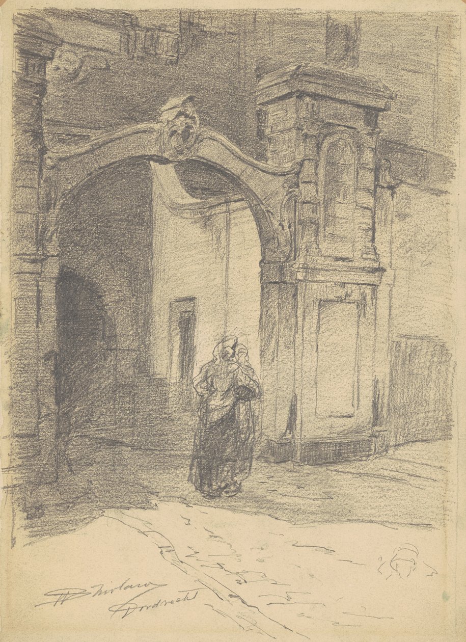 Dordrecht, vers 1870-77 - Walter Shirlaw