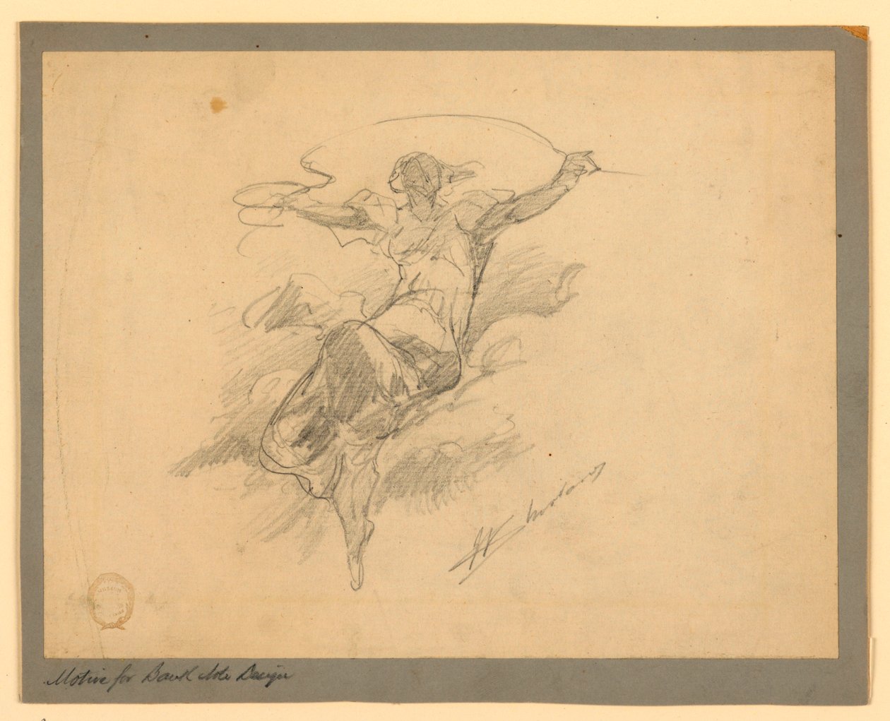 Motif pour la conception de billet de banque - Walter Shirlaw