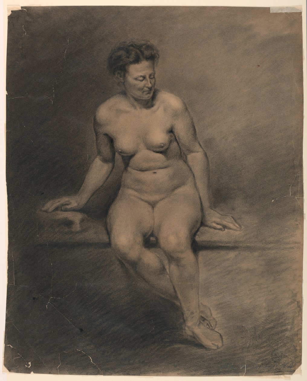 Femme nue - Walter Shirlaw