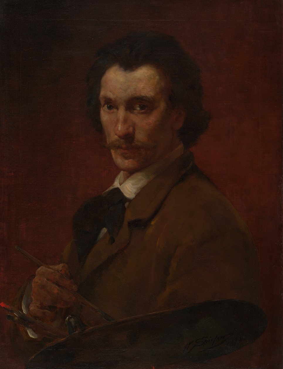 Autoportrait - Walter Shirlaw