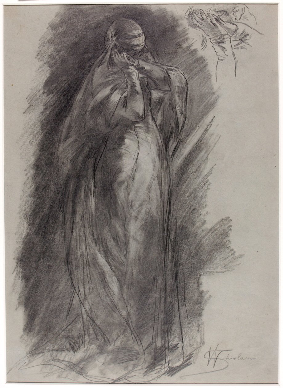 Figure debout - Walter Shirlaw