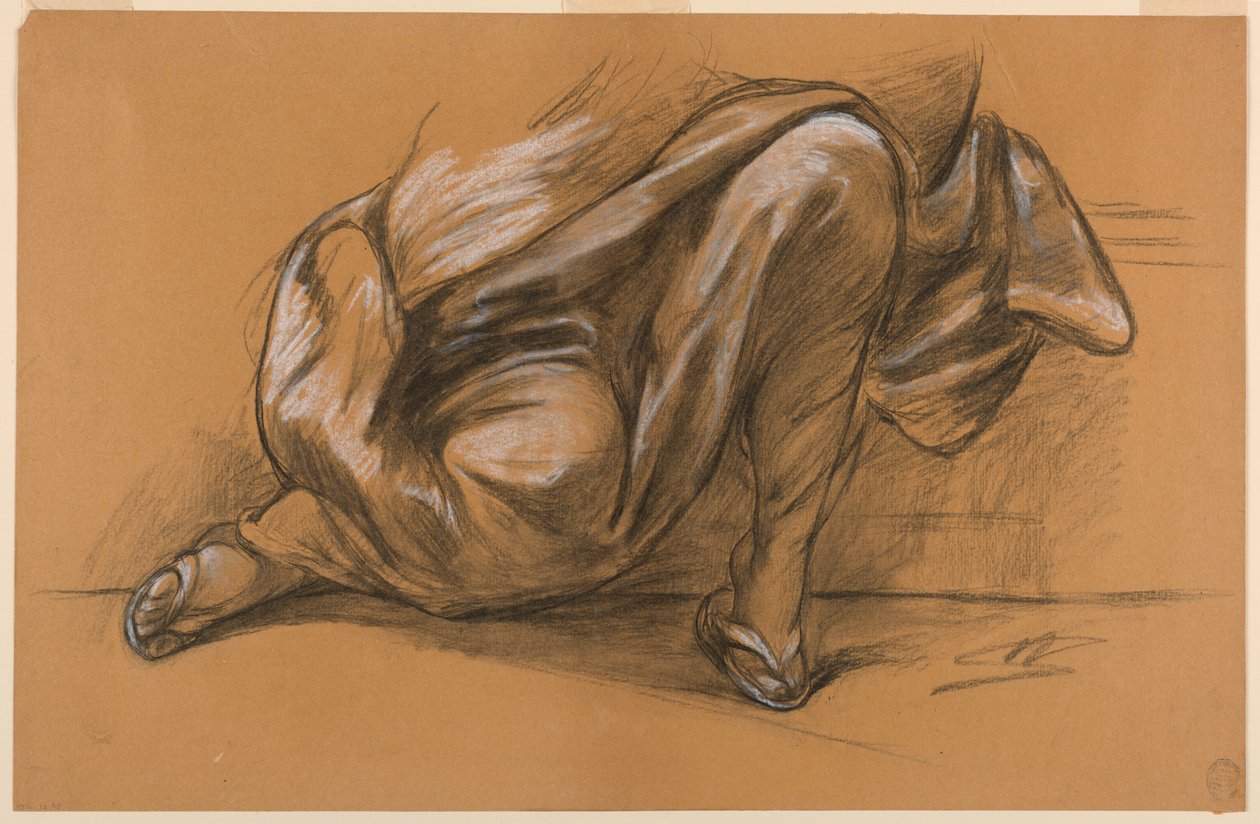 Étude de draperie - Walter Shirlaw