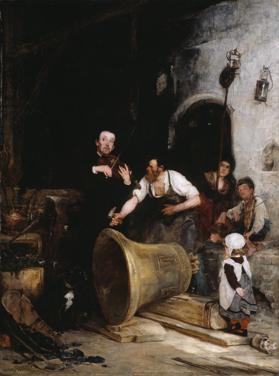 Accorder la cloche - Walter Shirlaw