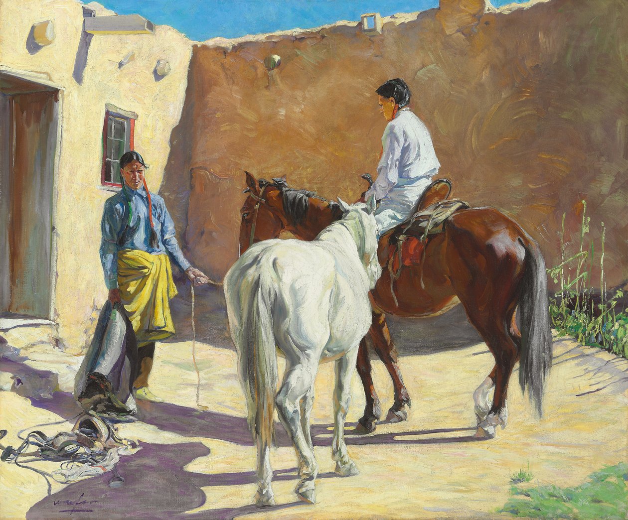 Préparatifs - Walter Ufer