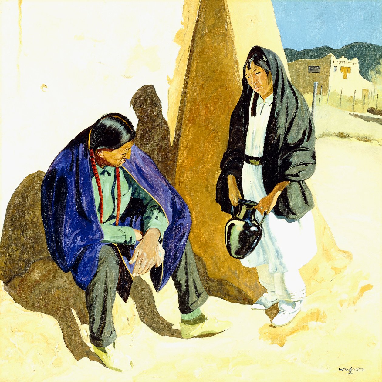 Ombres de midi - Walter Ufer