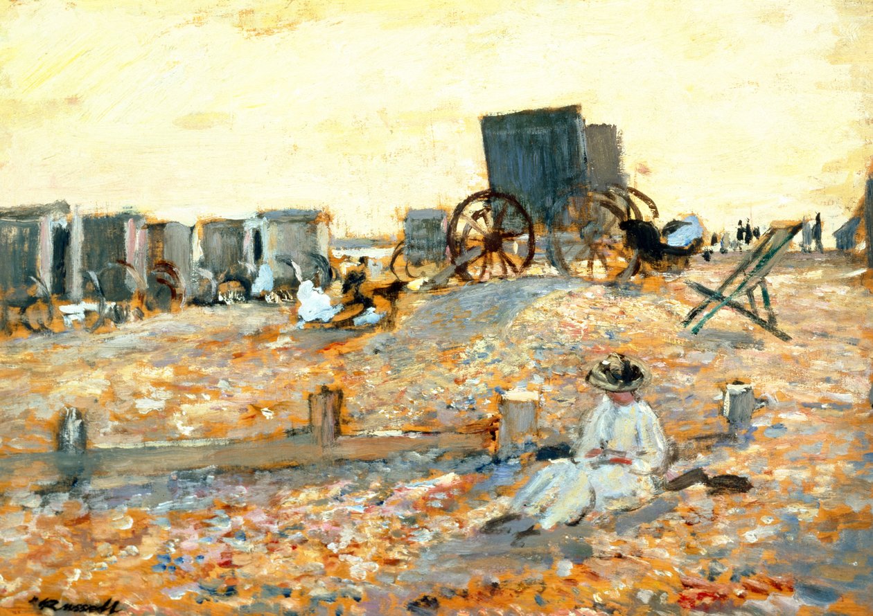 Scène de plage - Walter Westley Russell
