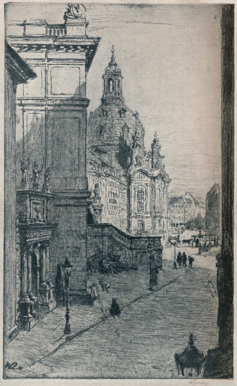 Judenhof, Dresde, vers 1913 - Walter Zeising