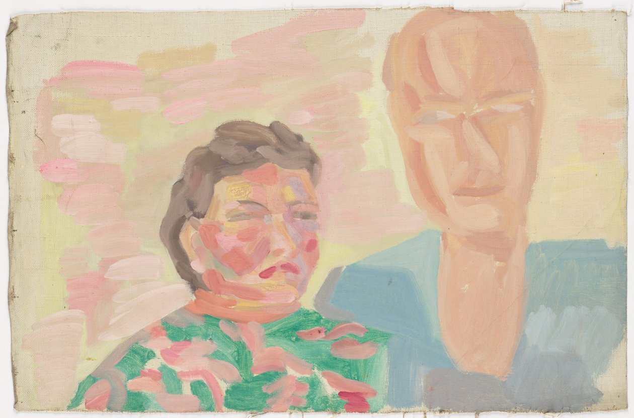 Double portrait (étude) - Walther Gamerith